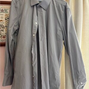 Bespoke Classic Gray Dress Shirt